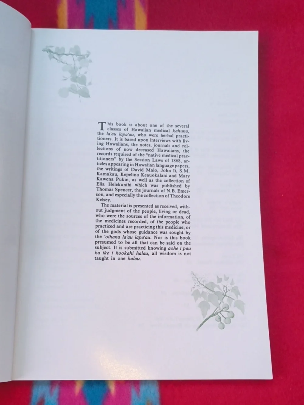 KahunaA La'au Lapa'au: Hawaiian Herbal Medicine - June Gutmanis PB